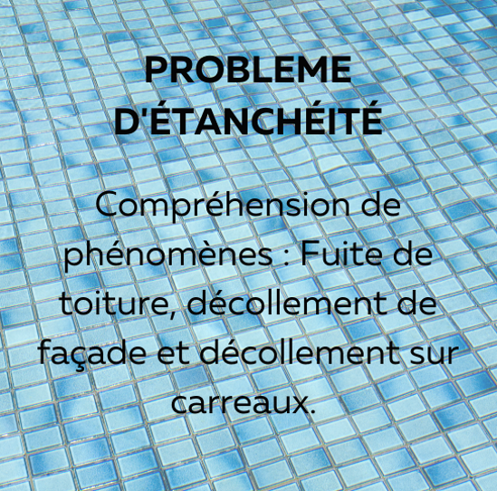 Problème d'étanchéité et joints défaillants 